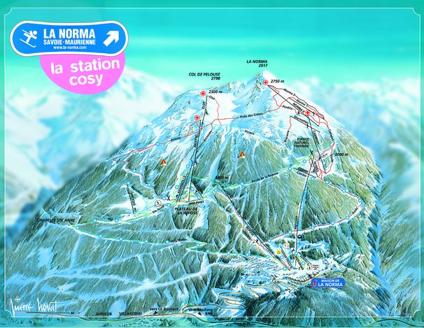 Mapa areálu